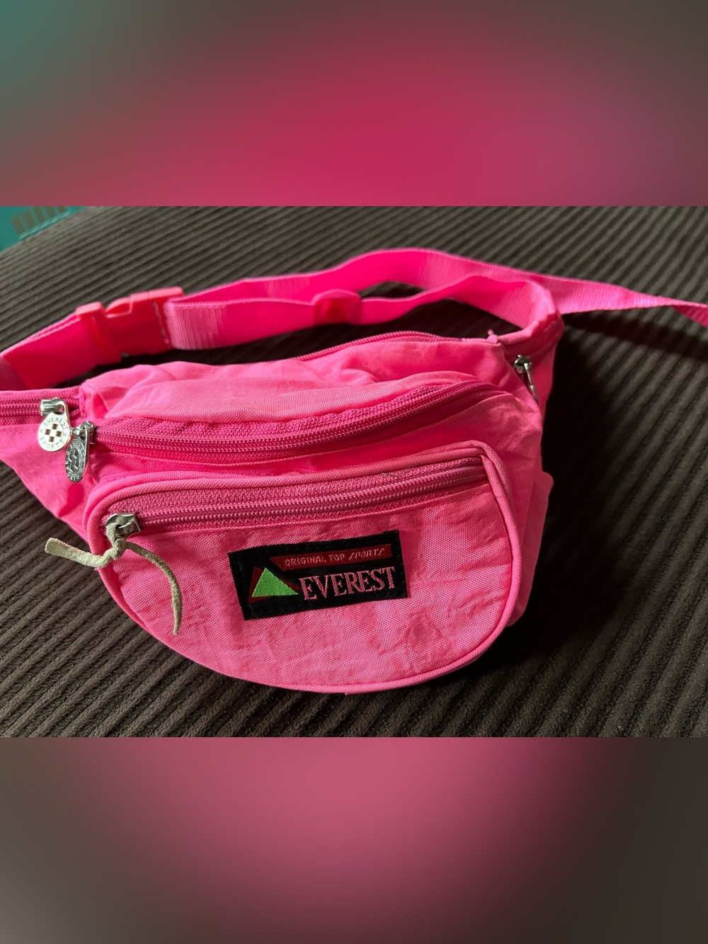 Vintage 80’s Everest Hot Pink Women's Waist Bag Fanny Pack Free People